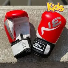 Детские боксерские перчатки BN fight красные